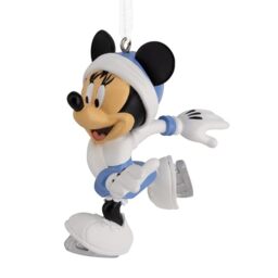 Hallmark Disney Minnie Mouse Ice-Skating Hanging Ornament