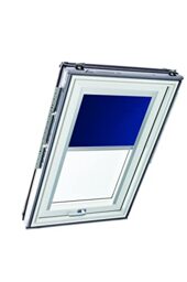 Original Roto Roller Blind Exclusive ZRE Daylight Blind for Roto Roof Windows Guide Rail Silver For Windows Series Designo R6/R8, i8 and Classic 64/84 Size 054/098 - 05/09 Colour Night Blue