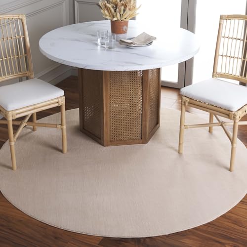 Safavieh Boho Rug Living Room, Dining Room, Bedroom - Machine Washable and Non Slip - Loft Collection, Short Pile, in Beige, 70 X 122 cm