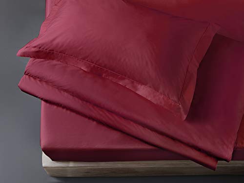 NK HOME ENNEKAPPA1876 COLOR BED SET WITH DOUBLE DUVET COVER Queen-size bed Red Scarlet