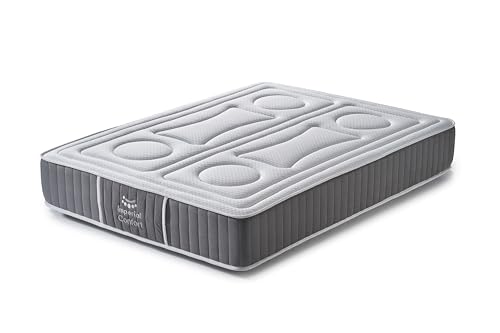 Imperial Confort ViscoBayscent Memory Foam Mattress with Bayscent® Neutralizer Treatment, Breathable and Double-Sided (Winter/Summer) Thickness 30 cm (90 x 190 cm)