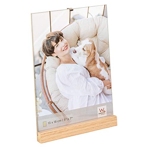 walther design Picture frame nature 13 x 18 cm Wooden Portrait frame, Portrait format Simplicity YQ318P