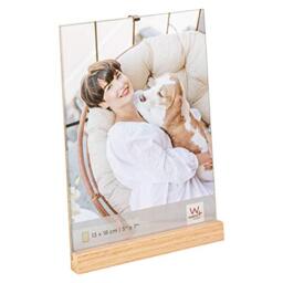 walther design Picture frame nature 13 x 18 cm Wooden Portrait frame, Portrait format Simplicity YQ318P