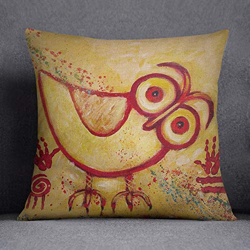 Bonamaison Decorative Cushion Cover, Throw Pillow Case, Size: 45X45 Cm - Designed and Manufactured in Turkey