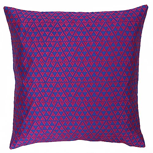 Paoletti Louvre Polyester Cushion, Red, 45 x 45cm