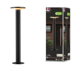 Paulmann 94755 LED Outdoor luminaire Bollard Light Plate Smart Home Zigbee Insect-Friendly IP44 600mm Tun. Warm 280lm 230V dimmable Anthracite Metal