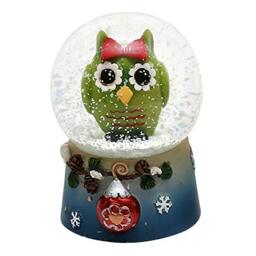 Snow globe, owl, dimensions (H x W x D): approx. 6.5 x 4.5 cm/diameter 4.5 cm.
