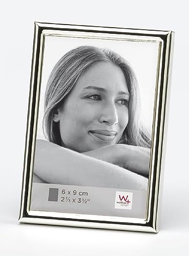 walther design WD069S3 Chloe Picture Frame, Silver, 6 x 9 cm, Pack of 3, Portrait Frame