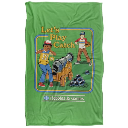 Steven Rhodes Let'S Play Catch Silky Touch Super Soft Throw Blanket 91 X 147 Cm