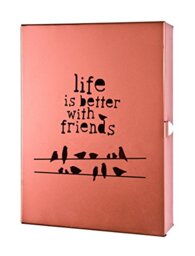 HAKU Key Box Copper, Metal - Dim.: W 18 cm X H 25 cm X D 5 cm, Style: Modern