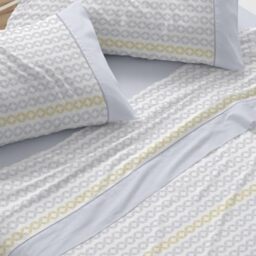 Burrito Blanco - Bedding Set - Bed 135 cm Design 542 - Color Blue (135 x 190/200 cm.)