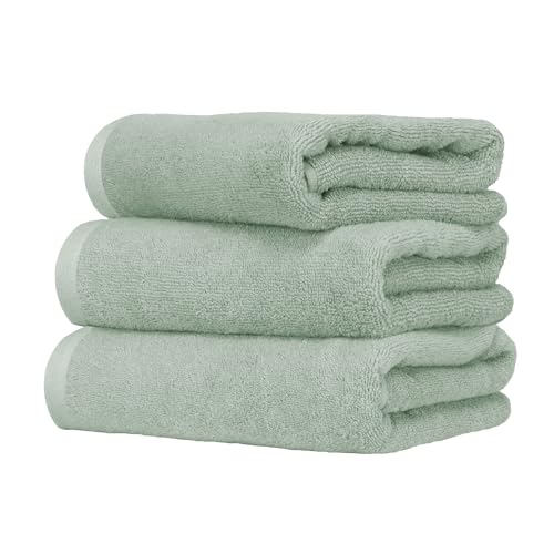 Ruggeri, Set 3 Piece Hand Towel Set, 50x100 cm, Soft Cotton, Sage