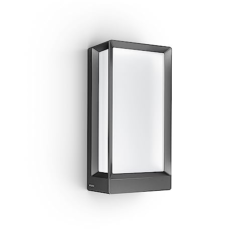 Steinel LED Outdoor Light L 42 C Connect, Smart Wall Light, dimmable, controllable via app, 12.6 W, 3000 K, Anthracite