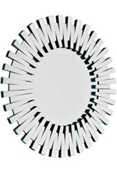 Silver Ornate Full Length Bevelled Dress Mirror