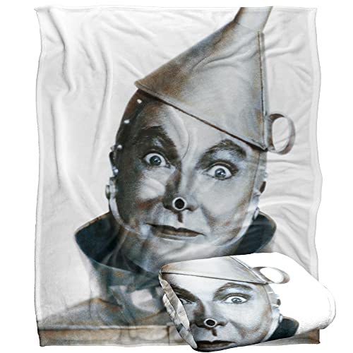 THE WIZARD OF OZ Stanley Desantis Vintage Tin Man Silky Touch Super Soft Throw Blanket 152 x 127 cm