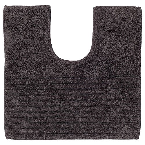 Sealskin Carpet Bath Contour Toilet, Cotton, Anthracite, 50 x 45 x 3 cm