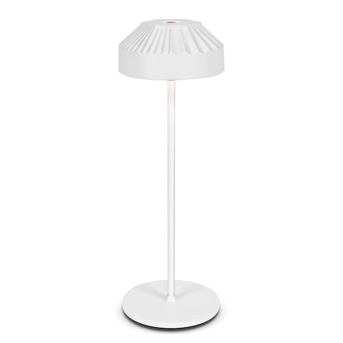 LuminexDesigns Mini Cordless LED Table Lamps – Rechargeable Touch Dimmable Bedside Lamp for Kids Room & Nursery, Soft Ambient Light for Bedroom, IP54 Portable Indoor Outdoor, 25cm