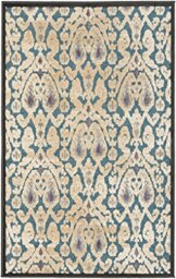Safavieh Transitional Indoor Woven Rectangle Area Rug, Paradise Collection, PAR157, in Light Yellow / Anthracite, 79 X 122 cm for Living Room, Bedroom or Any Indoor Space
