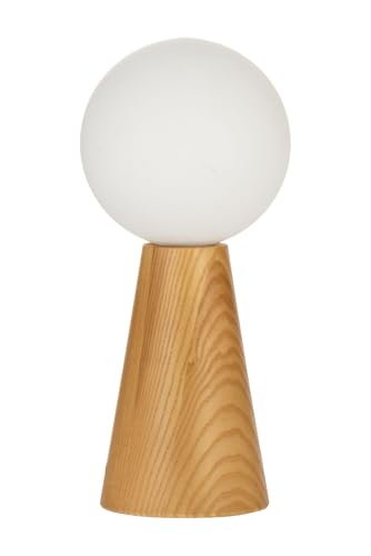 Paulmann Pauleen 48316 Table Light Woody Soul G9 max. 20W Wood, Natural Wood, Glass Bedside Light