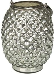 VEA s.r.l. (ILM) CANDLE HOLDER Round 16x21cm Silver, Mix, Normal