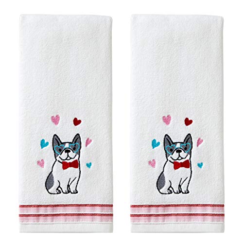 SKL Home by Saturday Knight Ltd. Hand Towel, Cotton, White, 16x25