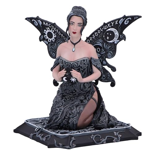 Nemesis Now Spirit Board Fairy Figurine 15cm, Black, Expertly Hand-Painted - Resin, Fairy Twist on Classic Spirit Board Design, Gothic Alternative Fairy Gift, Cast in the Finest Resin
