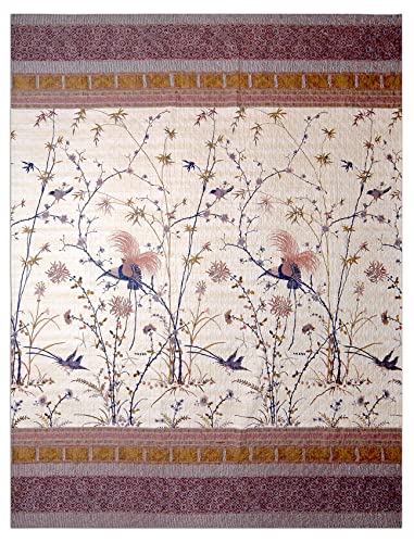Bassetti Fong Bedspread Cotton 220 x 255 cm Cream