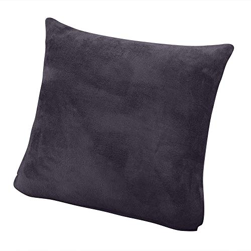 OKYUK Velvet Plush Stretch Pillow Cushion Cover Grey Colour