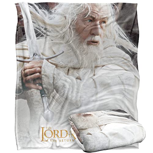 LORD OF THE RINGS The Blanket, 152 x 127 cm Gandalf Poster Silky Touch Super Soft Throw Blanket