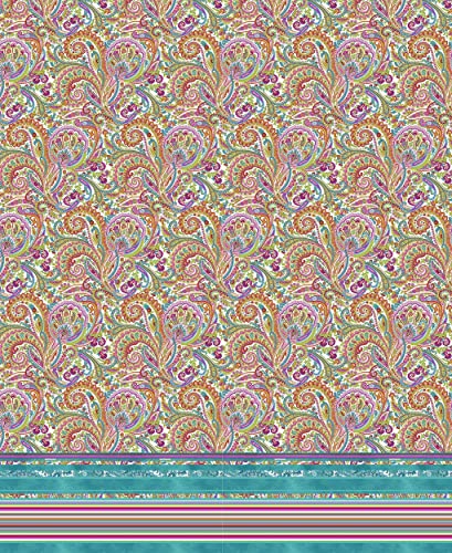 Bassetti NOTO 9321978 Bedspread 100% Cotton T1 Turquoise Dimensions 220 x 255 cm