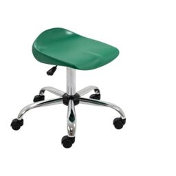 TC Group Senior Swivel Stool, Age 11+ Years, Green, 60 x 60 x 50.5 to 60.5 cm