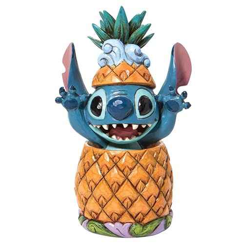 Disney Traditions Jim Shore Stitch In A Pineapple Figurine