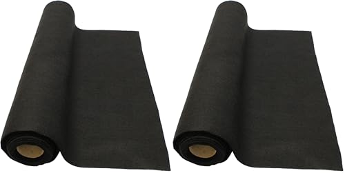 Bright Ideas Felt Roll ??? Black. Sheet Size: 45cm x 2.5m, 1.4mm Soft Thick Wool and Synthetic Felt Supplied on The Roll. Ideal for Craftwork Sewing, Patchwork and Arts & Crafts. BI8085. (Pack of 2)