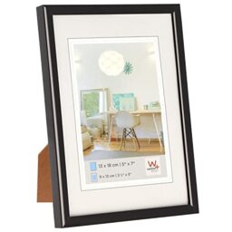 walther Design Picture frame Steel 40 x 60 cm with Art Glass, New Lifestyle Plastic frame KVX460D