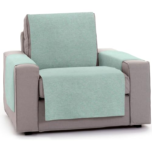 ECOMMERC3 Universal and Versatile 1 Seater Sofa Cover ??? Green Chair Cover Protector Easy to Install for Back, Seat and Arms