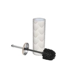 Douceur d'Intérieur, Mineral Toilet Brush (Diameter 9.5 x 38.5 cm) Printed Metal