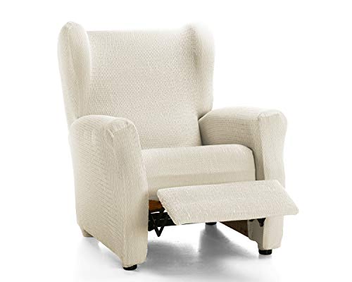 Martina Home Armchair Cover, Fabric, Ivory White, Relax