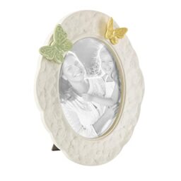 Eurofirany Photo Frame, Porcelain, Beige, 16 x 20 x 3 cm