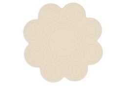 Jollein Bath Mat Kids - Sun - Warm Sand - Non Slip Bath Mat - Safe Grip for Babies & Toddlers - Soft Silicone Anti Slip Mat - 45x45cm