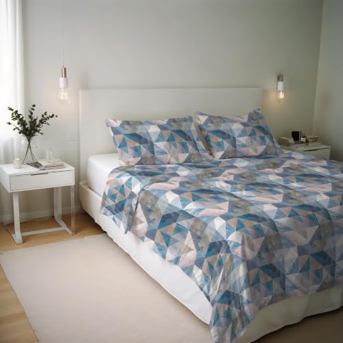 Italian Bed Linen River Cotton Double Duvet Cover Set, Made in Italy – Duvet Cover Set – Duvet Cover 250 x 200 cm with Double Flap and 2 Pillow Cases (Double, Sepik Grey)