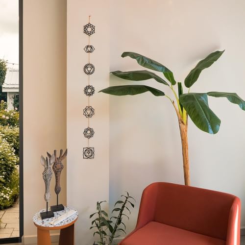 Stylish Black Decorative Metal Wall Accessory, 10 x 10 cm, 100% Steel (1.5 mm), Lightweight & Durable, Perfect for Modern Home Decor