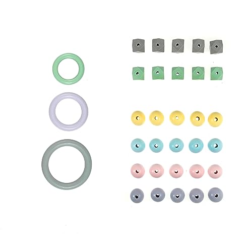 Trimits Wooden Cross Stitch Kits ??? Handmade Christmas Tree Decorations, Pre-Cut Shapes Embroidery Thread Sets, Festive Crafting Gift ??? Bell & Star