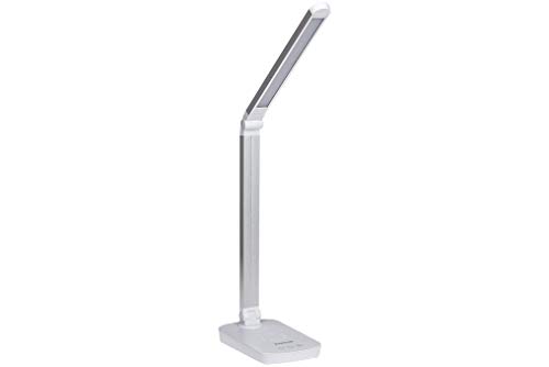 Status Santander Desk Lamp - White 4 watt LED Table Lamp - Wireless Phone Charger - Reading Light - Office Lamp - Study Light - SLED4WDLWWH1PKB6