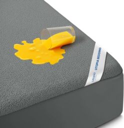 Waterproof Mattress Protector USA Twin Size, Premium Terry Mattress Protector by Utopia Bedding