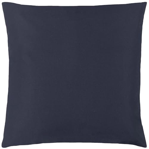 furn. Wrap Plain Garden Outdoor Cushion Cover – UV Resistant Water Resistant (Navy – 43x43cm)