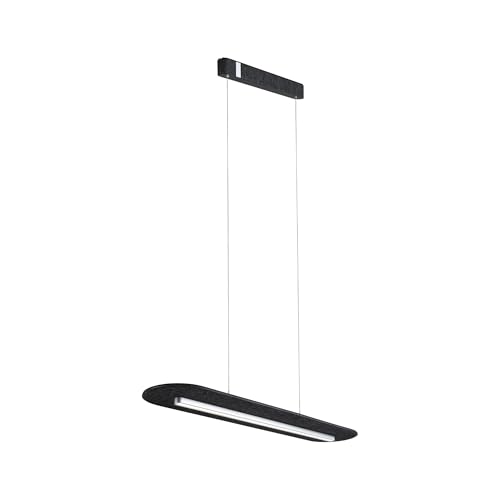 Paulmann 79989 LED Pendant luminaire 3-Step dimming Tulga 27W Anthracite 2700K Felt luminaire 1800lm