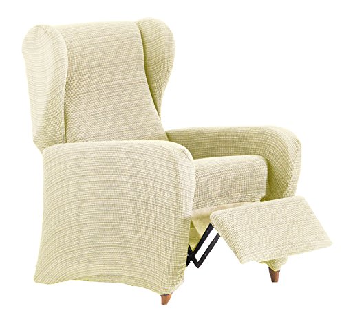 Eysa Aquiles Elastic Relax Sofa Cover Colour 00, Polyester-Cotton, Ecru, 37 x 29 x 5 cm