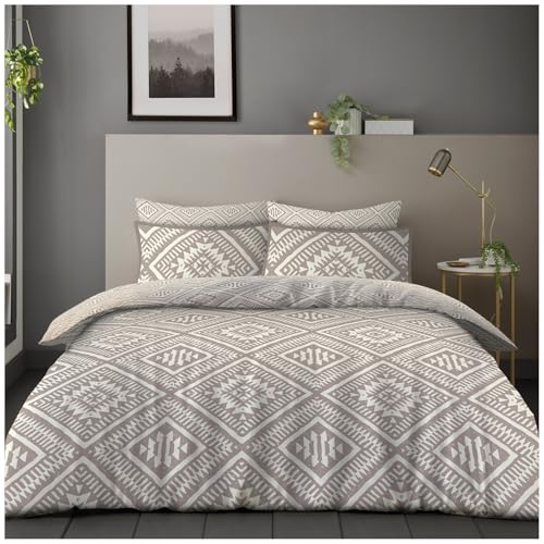 GC GAVENO CAVAILIA Reversible Duvet Covers with Pillowcases King Size Bedding Sets Polycotton - Soft Comforter Cover (230x220cm), Kentish