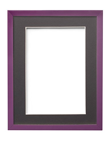 Frame Company Candy Range Purple Picture Photo Frames with Mount *Choice of Colours*