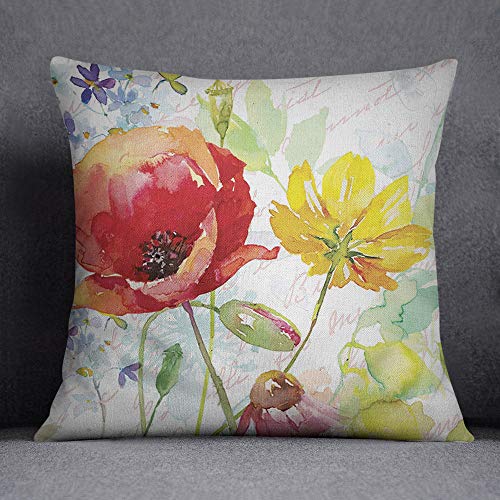 Bonamaison Decorative Cushion Cover, Cotton Polyester, Multicolor, 45X45